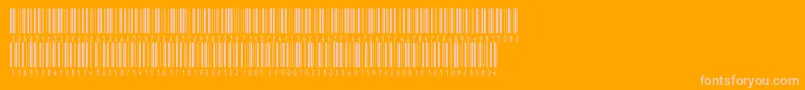 Inthrp36dmtt Font – Pink Fonts on Orange Background