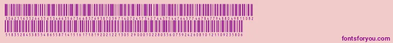 Inthrp36dmtt Font – Purple Fonts on Pink Background