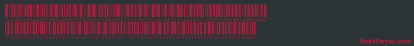 Шрифт Inthrp36dmtt – красные шрифты на чёрном фоне