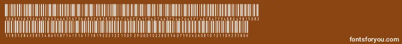 Inthrp36dmtt Font – White Fonts on Brown Background