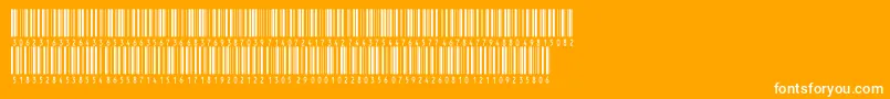 Inthrp36dmtt Font – White Fonts on Orange Background