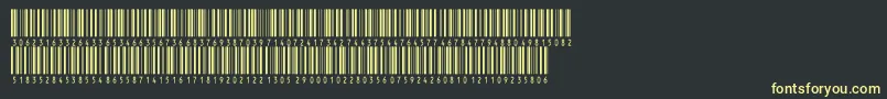 Inthrp36dmtt Font – Yellow Fonts on Black Background