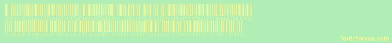 Inthrp36dmtt Font – Yellow Fonts on Green Background