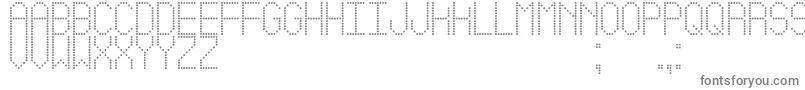 Fonte LedSimpleSt – fontes cinzentas