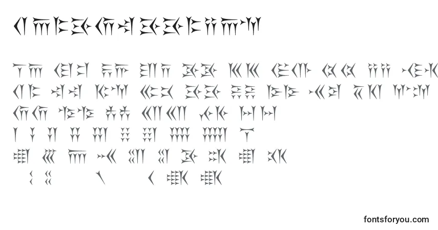 A fonte Kakoulookiam (91778) – alfabeto, números, caracteres especiais