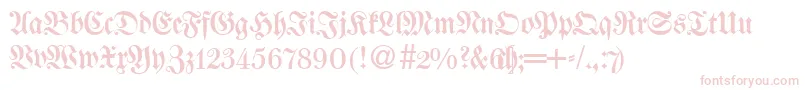 WalbaumfrakturRegularDb Font – Pink Fonts