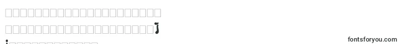 Karollattt-Schriftart – sindhi Schriften