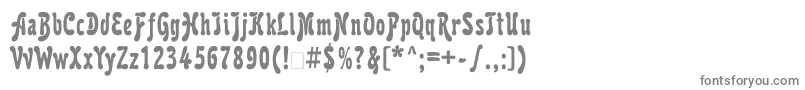 Karollattt Font – Gray Fonts on White Background