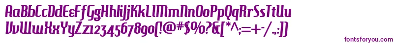Hambh ffy Font – Purple Fonts on White Background