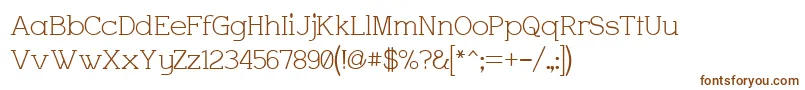 Шрифт Charring – коричневые шрифты на белом фоне