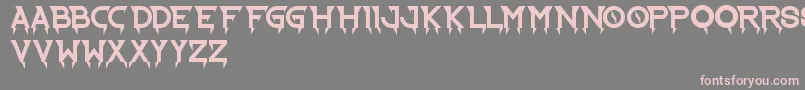 RideTheLightning Font – Pink Fonts on Gray Background