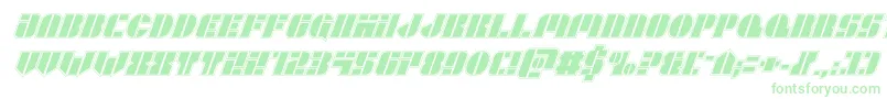 Leaguewarsacadital Font – Green Fonts on White Background