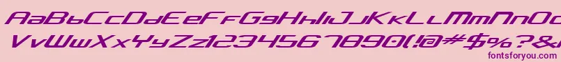 ConcielianAlpha Font – Purple Fonts on Pink Background