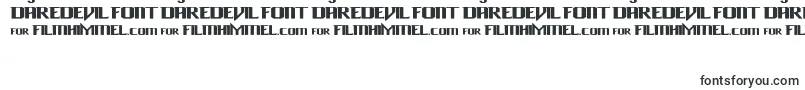 Daredevil-fontti – Fontit numeroille ja luvuille