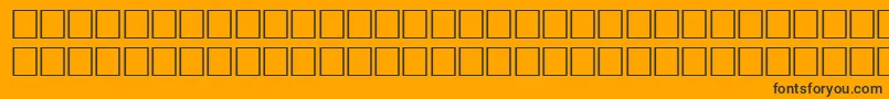 SildoulosipaRegular Font – Black Fonts on Orange Background