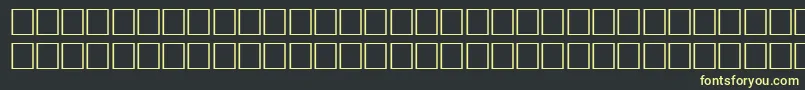Fonte SildoulosipaRegular – fontes amarelas em um fundo preto