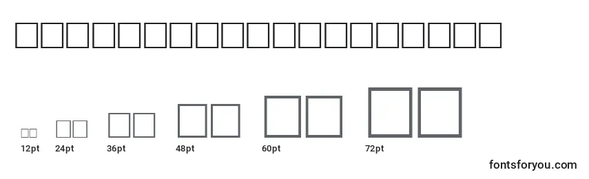 SildoulosipaRegular Font Sizes