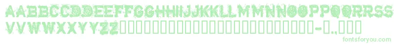 Lisätietoja CfarmageddonRegular-fontista CfarmageddonRegular-fontti – vihreät fontit