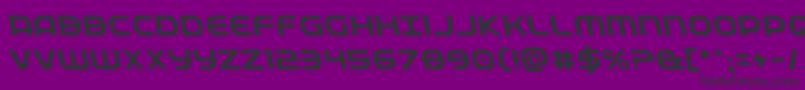 Fedserviceleft Font – Black Fonts on Purple Background