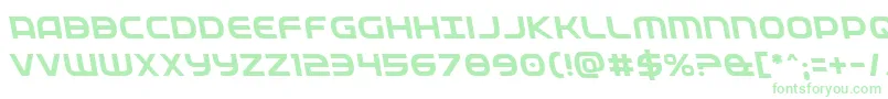 Fedserviceleft Font – Green Fonts on White Background