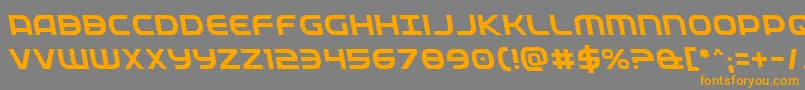 Fedserviceleft Font – Orange Fonts on Gray Background