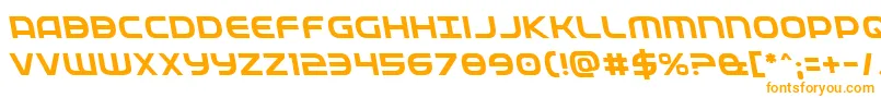 Fedserviceleft Font – Orange Fonts on White Background