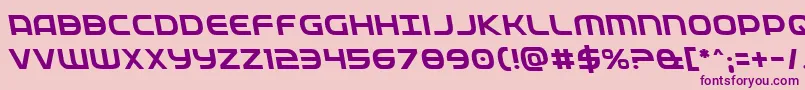 Fedserviceleft Font – Purple Fonts on Pink Background