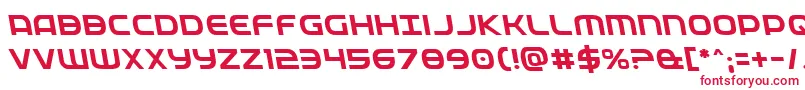 Fedserviceleft Font – Red Fonts on White Background