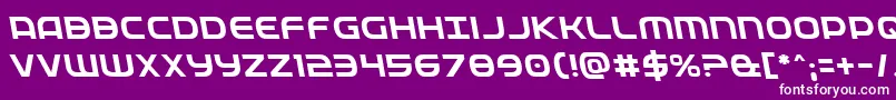 フォントFedserviceleft – 紫の背景に白い文字