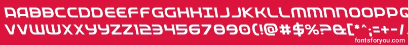 Fedserviceleft Font – White Fonts on Red Background