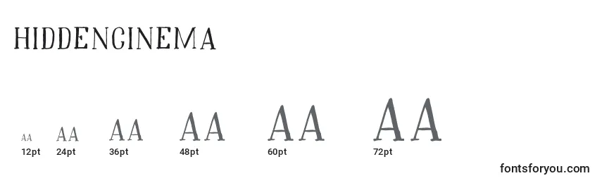 Размеры шрифта Hiddencinema