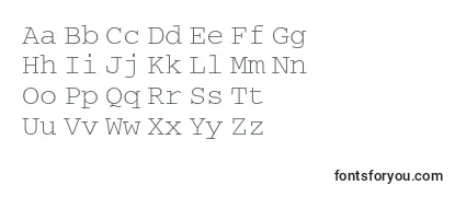 CourierettNormal Font