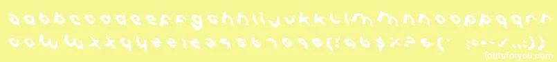 More about CharliesAnglesRotate Font CharliesAnglesRotate Font – White Fonts on Yellow Background