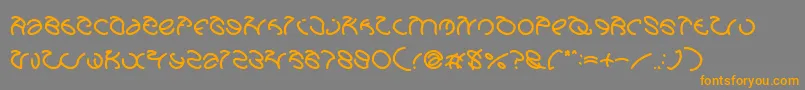 fuente GraphicDream – Fuentes Naranjas Sobre Fondo Gris