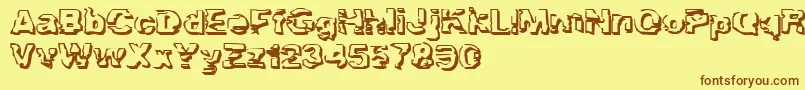 More about TroglodyteTroglodyte Font TroglodyteTroglodyte Font – Brown Fonts on Yellow Background