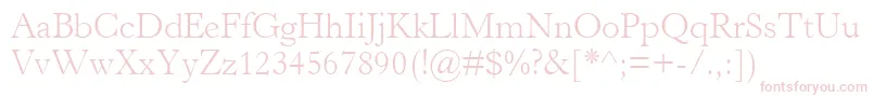 HorleyOsMtLight Font – Pink Fonts