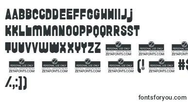 FunghettoTrial font – Black Fonts