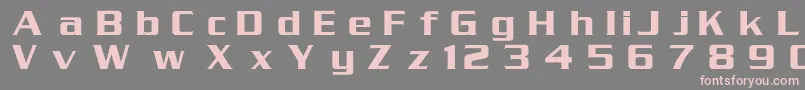 SerpentinMedium Font – Pink Fonts on Gray Background