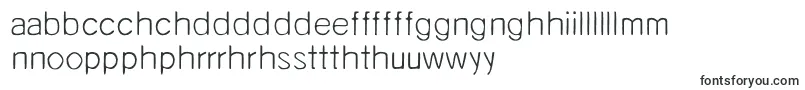 Unruly.Light-fontti – walesilaiset fontit
