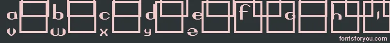 Questor Font – Pink Fonts on Black Background
