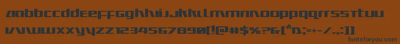 Ultramarinesbold Font – Black Fonts on Brown Background