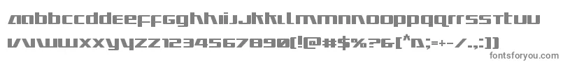 Ultramarinesbold Font – Gray Fonts on White Background