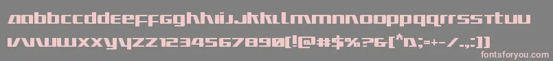 Ultramarinesbold Font – Pink Fonts on Gray Background