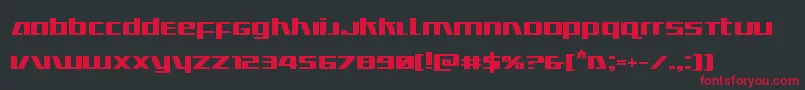 Ultramarinesbold Font – Red Fonts on Black Background