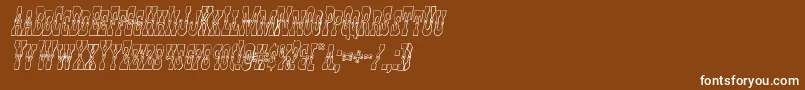 fuente Youngerbros3Dital – Fuentes Blancas Sobre Fondo Marrón