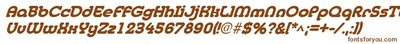 MedflyheavyItalic-fontti – ruskeat fontit