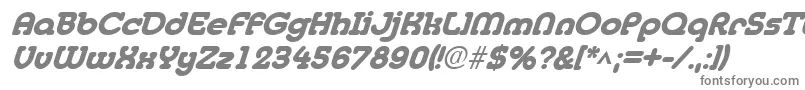 MedflyheavyItalic-fontti – harmaat fontit