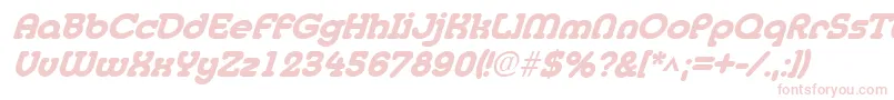 Fonte MedflyheavyItalic – fontes cor-de-rosa