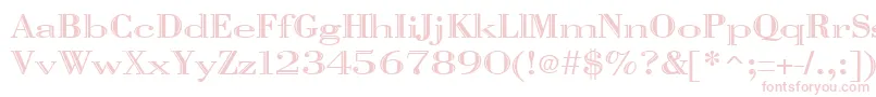 VangardOpenRegular Font – Pink Fonts