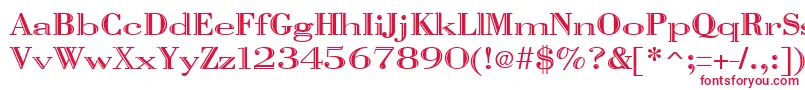 VangardOpenRegular Font – Red Fonts